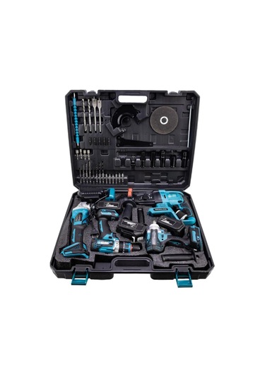 Branzeg BRZ553 Beşli Sarjlı Somun Hilti Matkap Spiral Matkap Seti 5'li