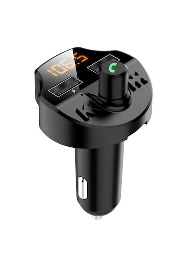 Sones T66 Araç Bluetooth Araç Şarj Cihazı Çakmak Mp3 Çalar Eller Serbest Araç Fm Verici