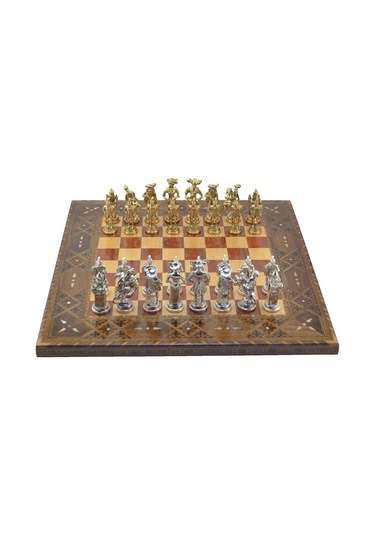Gifthome Metal Satranç Takımı-seti battal ispanyol parlak Ve Sede