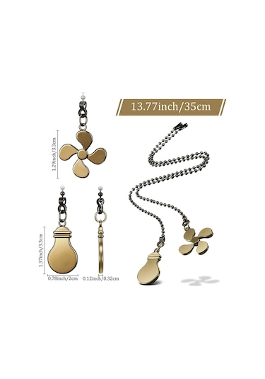 Fan Uzatma Zinciri 12 İnç Tavan Vantilatörü Zincir Uzatma Süsü B