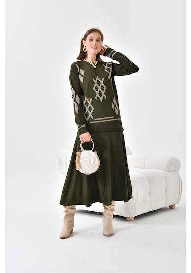 Ftz Women Kadın Etekli Takım Haki 20559-haki Haki