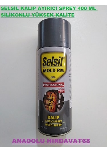 Selsil Üstün Kalıp Ayırıcı Silikon Sprey Silikonlu 400 ML