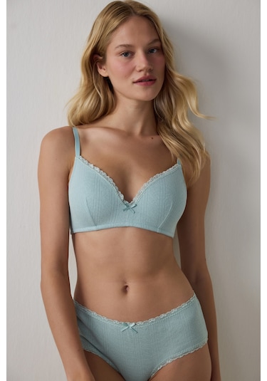 Penti Mint Yeşili Comfy Pointel Cosy Balenli Sütyen