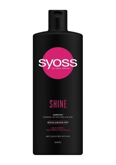 Syoss Shine Normal ve Mat Saçlar İçin Bakım Şampuanı 500 ML