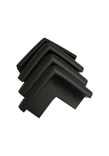 Agubugu Baby Kauçuk Köşe Koruyucu Siyah 4 Adet