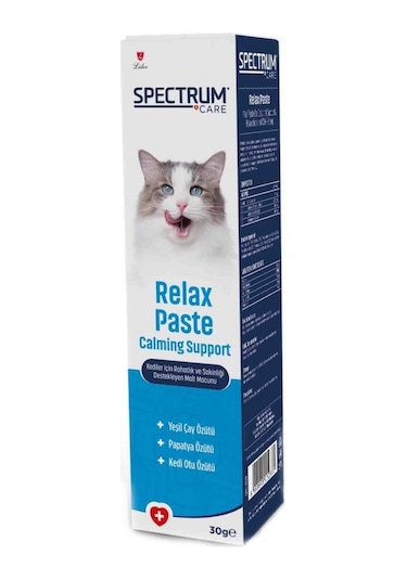 Spectrum Relax Paste Kediler İçin Rahatlık ve Sakinlik Malt Macunu 30 G