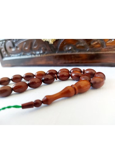 Soma Tesbih Muhammed Gazyğc İmzalı 19 Habbeli Maskot Yılan Ağacı Tesbih 9x13