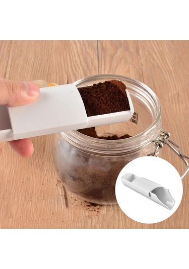 Suntek Kahve Kaşığı Yemek Pişirme Aracı Mutfak Aksesuarları Beyaz