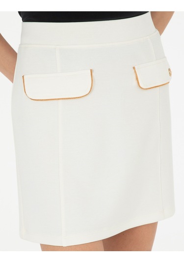 Pierre Cardin Kadın Ekru Etek Örme 50282652-vr019 Ekru