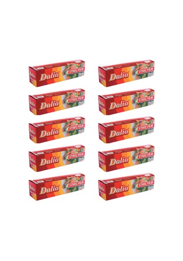 Dalia Şeffaf Mutfak Rulo Streç Film 10 Paket 30 CM x 100 M