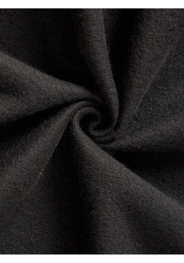 Relax&Basic Ünisex Basic Slim Fit Kapüşonlu Fermuarlı Cepli Sweatshirt Nar Çiçeği Siyah Siyah