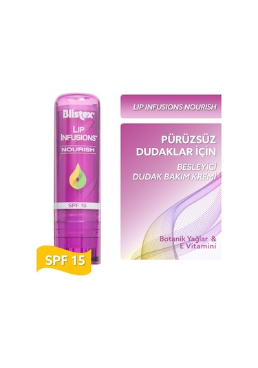 Blistex Lip Unfusıons Pürüzsüz Dudaklar için Besleyici Bakım 3.7 G