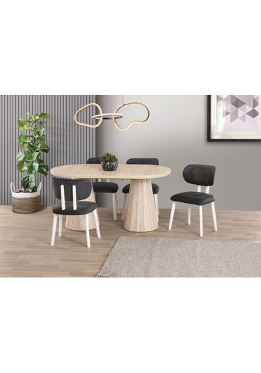 Uyar Traverten 4 Adet Rüya Sandalye 90 160+30 Pota Açılabilir Ma