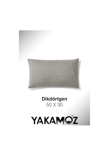 Br Yakamoz Ekru Renk Kırlent , Yastık Kılıfı Kadife Görünümlü Velvet Touch Serisi Ekru