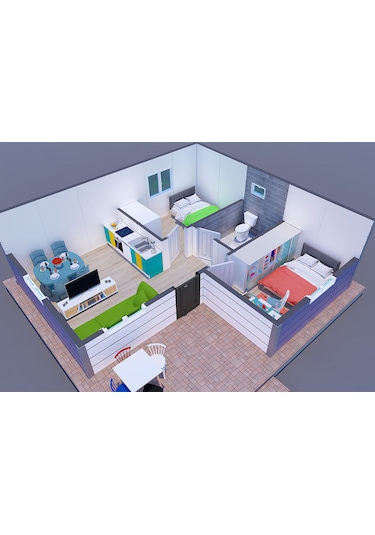 51 M² Prefabrik Ev