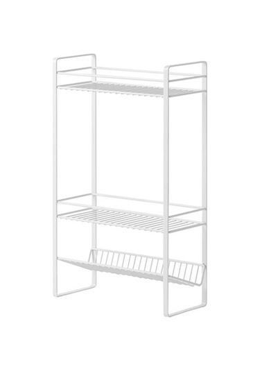 Cbtx Banyo Mutfak İçin 3 Katmanlı Depolama Arabası Metal Depolama Raf Üniteleri Çok Amaçlı