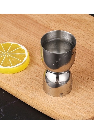 Wondernest Paslanmaz Ons Ölçü Lichen Kapları, Çelik Barmenlik Seti, Zq