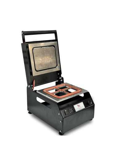 Sönmez Manuel Kase Kapatma 4 Gözlu Tabak Kapatma Makinesi Black