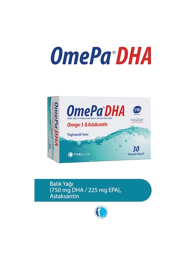 OMEPA Dha 30 Yumuşak Kapsül 8680133000980