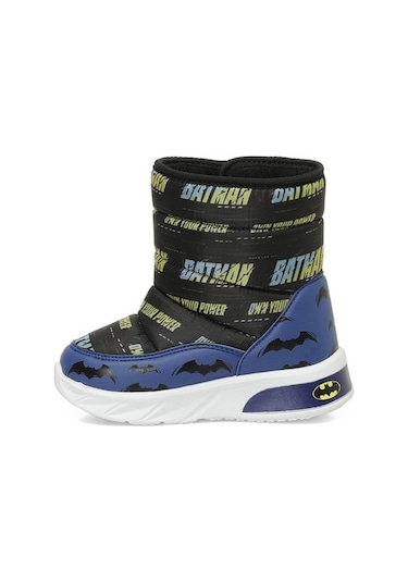 Batman Mavıla Lacivert-siyah Cırtlı Kürklü Erkek Çocuk Kar Botu Lacivert