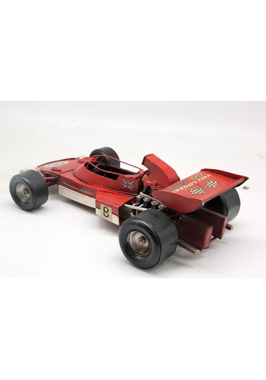 Dekoratif Metal Yarış Arabası C1592 Model