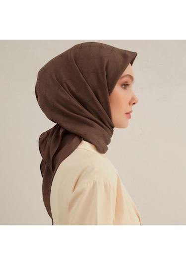 Armine E00oa0444092 74 Armine Lyocell Eşarp 4 Kahverengi