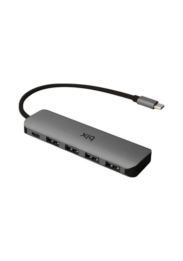 Bix Type-C Pd 4 Portlu Usb 3.0 Dönüştürücü Hub