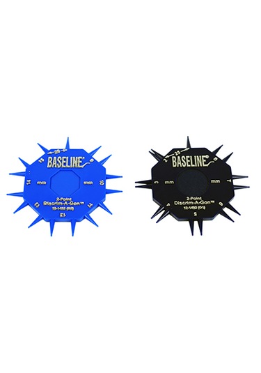 Libor Baseline Diskriminatör Çarkı Iki Nokta Ayrımı Seti 2'li Disk Plastik Uçlar