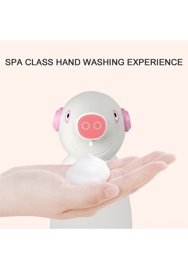 Xindoker Beyaz Akıllı Dokunsuz Sabun Dağıtıcı - 30-70mm Algılama Mesafesi, Abs Malzeme, Şarjlı Ev Kullanımi Beyaz