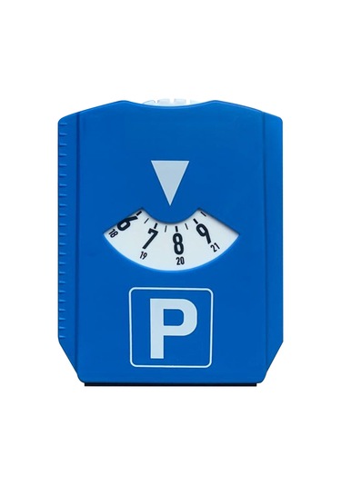 Geeksen Plastik Ve Kauçuk Oto Park Diski İle Yan Tarafta Buz Kazıcı, Avrupa'da Onaylı, 24 Saatlik Ayar, Mavi Renk, Camlardan Kar Ve Buz Temizliği Mavi