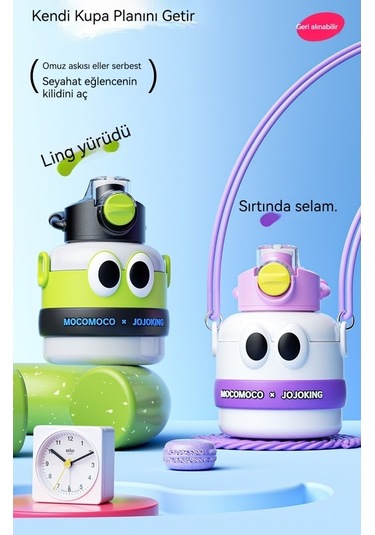 Termos Bardak 316 Paslanmaz Çelik Çocuk Büyük Göbek Su Isıtıcısı-beyaz 1 Wp 1