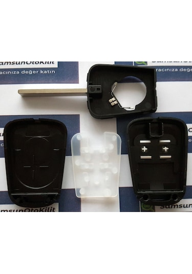 Opel Astra J Insignia Kumanda Kabı Anahtar Kabı 2 Buton Logolu