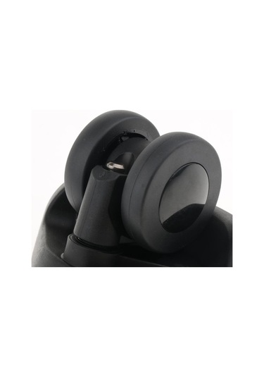 Homyl 1 Çift Döner Bavul Bagaj Tekerlekleri Seyahat Çantası Siyah