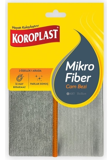 Koroplast Mikrofiber Cam Bezi 2 x 2'li