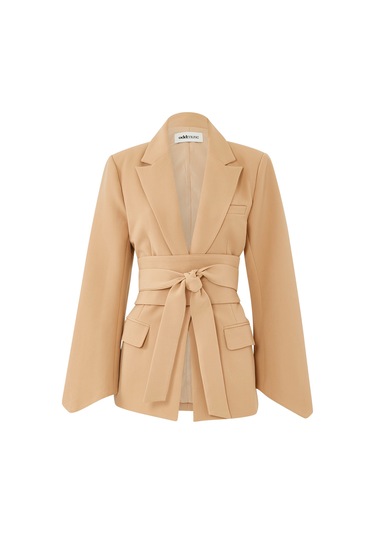 Odd Muse Şıklığın Zirvesi Blazer Beıge