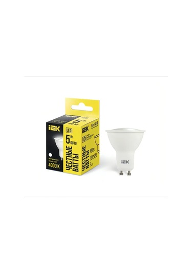 Iek Led Ampul Gu10 5w 4000k Nötr Işık 5 Adet 210498218
