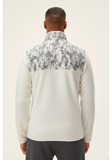 Bad Bear Erkek Marshmallow Too Much Half Zıp 25.02.12.031-c108 Beyaz