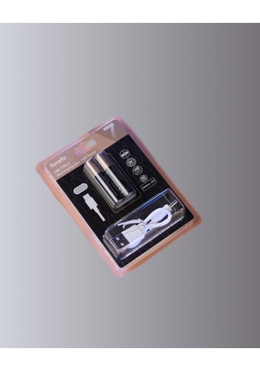 Usb Type-c Şarjlı Aaa Lityum Pil 1000+ Şarj Döngüsü İle Uzun Ömür