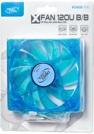 Deep Cool Xfan 120U B/B Yesıl Uzerıne Yesıl Ledlı Kasa Fanı 120Mm