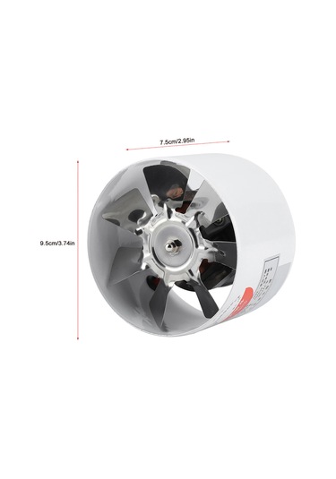 Mufunye 25w 220v Duvar Tipi Fan, Kokuları Ve Dumanı Temizler, Yüksek Havalandırma Verimi, 140m³/h, 18-26m² Uygun Diğer