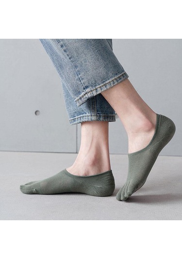 Açık Gri Erkek Tekne Çorap Pamuk Beş Parmak Nefes Alabilir Bölünmüş Parmaklı Ayak Çorap Kaymaz Görünmez Yaz Açık Gri Açık Gri Erkek Tekne Çorap Pamuk Beş Parmak Nefes Alabilir Bölünmüş Parmaklı Ayak Çorap Kaymaz Görünmez Yaz Açık Gri