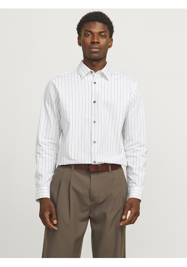 Erkek Relaxed Fit Gömlek - Bushwick - 12260628 White