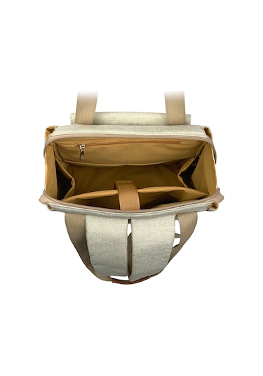 Stylo Platinum 2 In 1 Anne Bebek Bakım Sırt Ve Omuz Çantası Be Bej