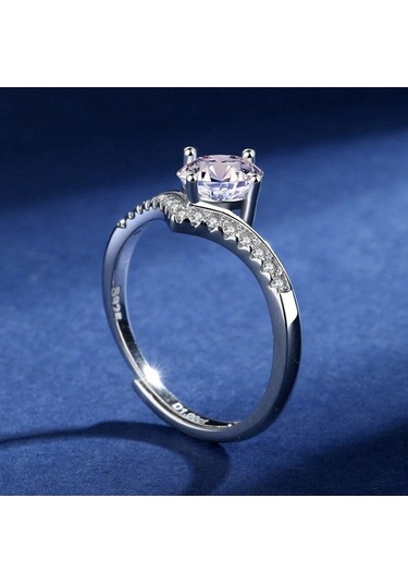 Sarı Bague Ringen Köpüklü Gerçek Mozanit Düğün Kadınlar Için Yeniden Boyutlandırılabilir Yü Kaliteli 100% 925 Gümüş Yüzük 57075799