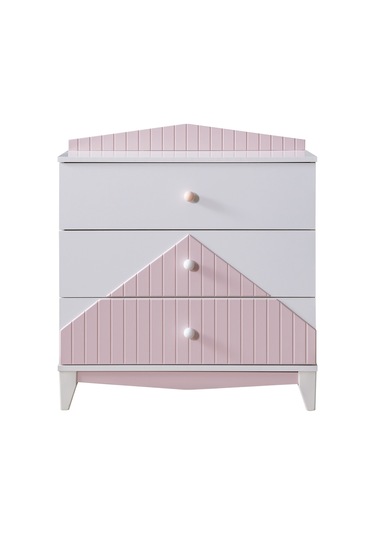 Şifonyer, Fethiye 3 Çekmeceli Şifonyer - Pembe