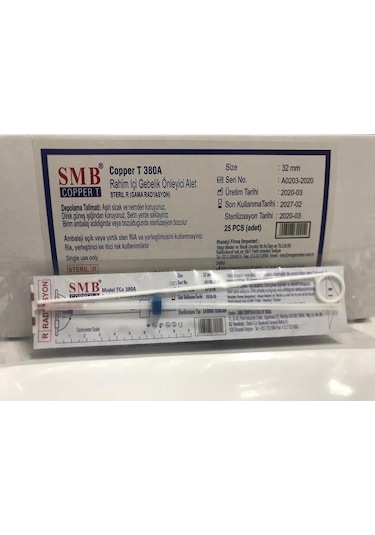 Smb Copper T 380A Ria Rahim İçi Araç Spiral 25 Adet