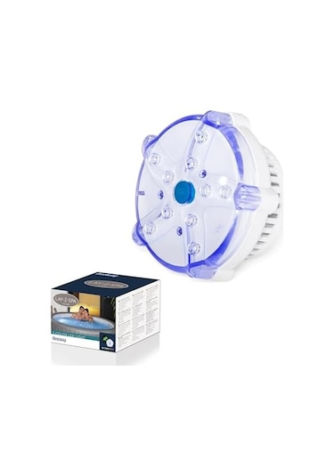 7 Renkli Led Işık Açık Gri