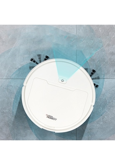 Dancemonkey Çok Fonksiyonlu Akıllı Süpürge Robot Elektrikli Süpürgesi Otomatik 3'ü Bir Arada Şarj Kuru Islak Süpürme Siyah Siyah