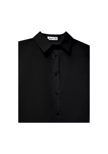 Onnude Oversize Siyah Gömlek 229693674 Siyah