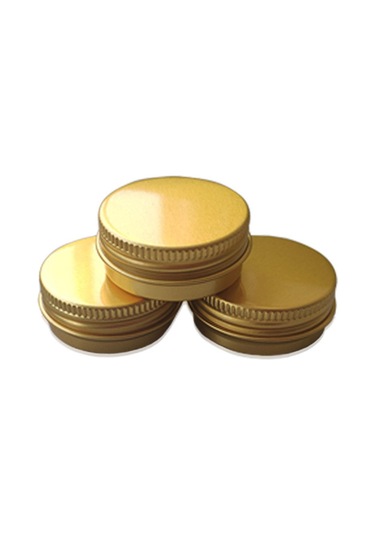 Suntek Dudak Için 24x 15ml Boş Teneke Kutular Vidalı Yuvarlak